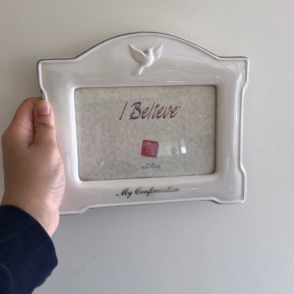 “My Confirmation” White Picture Frame